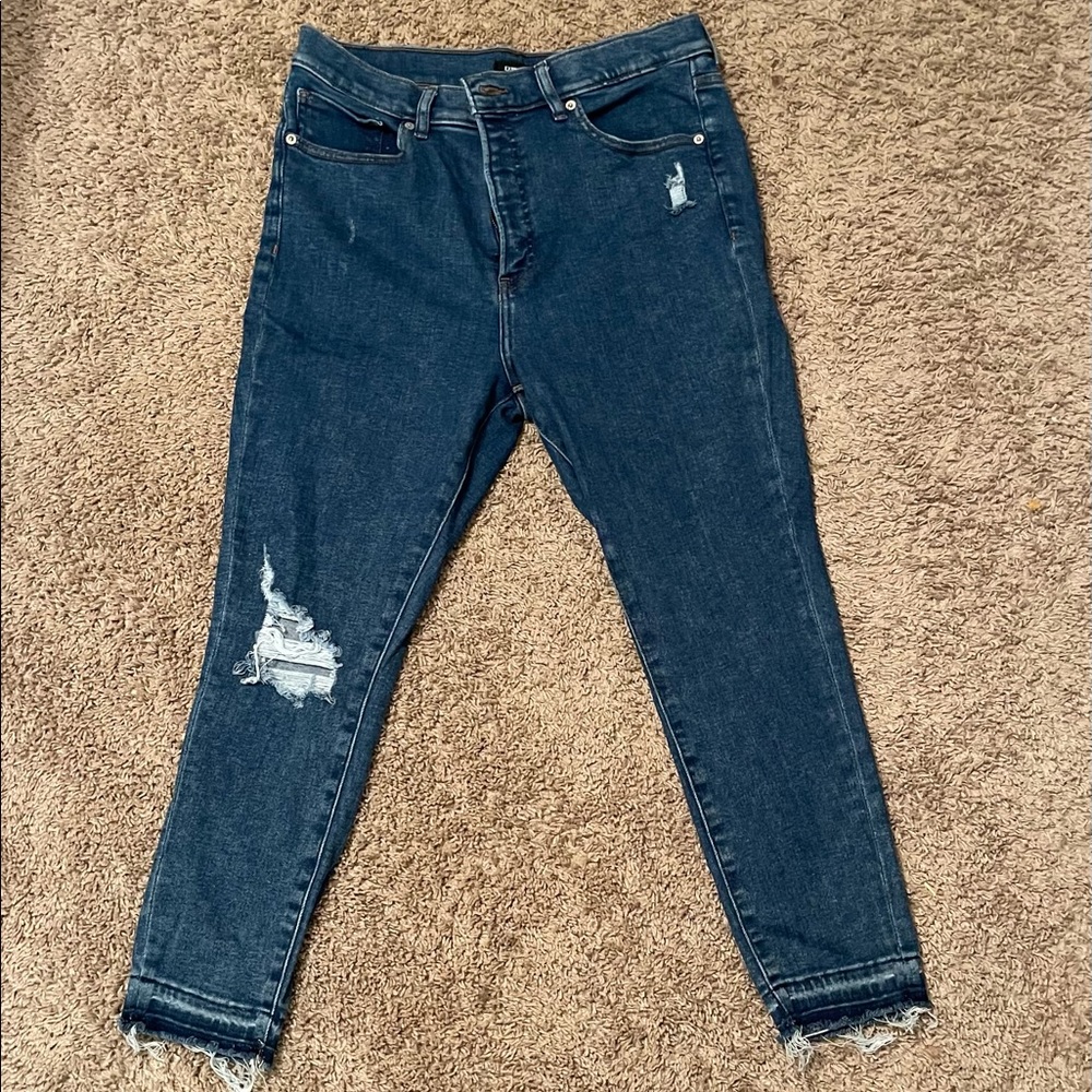 Express Skinny High Rise Jeans - Size 12S